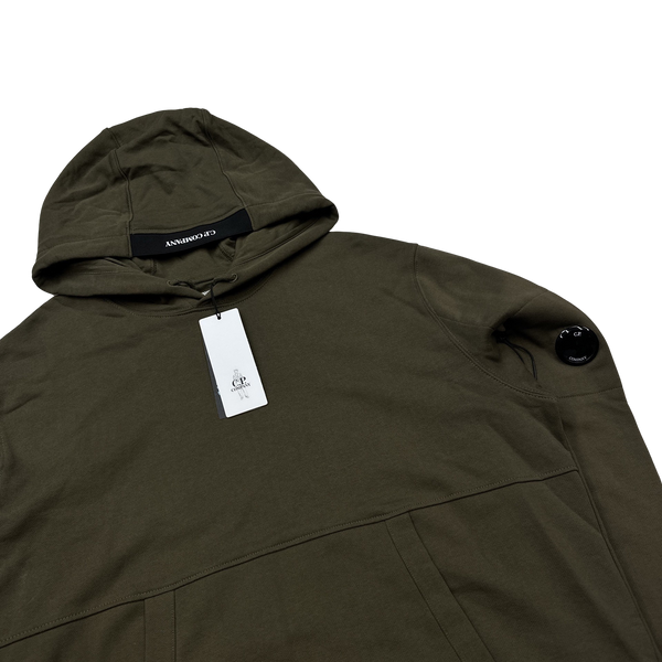 CP Company Khaki Lens Viewer Hoodie - XXL