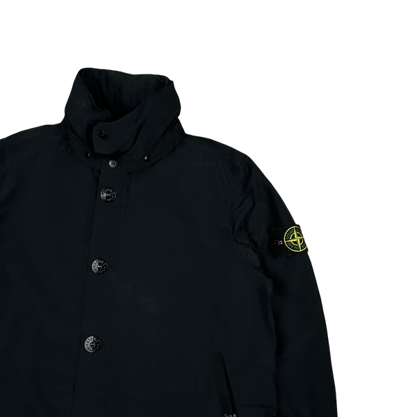 Stone Island 2011 Black Micro Reps Lightweight Field Jacket - Medium