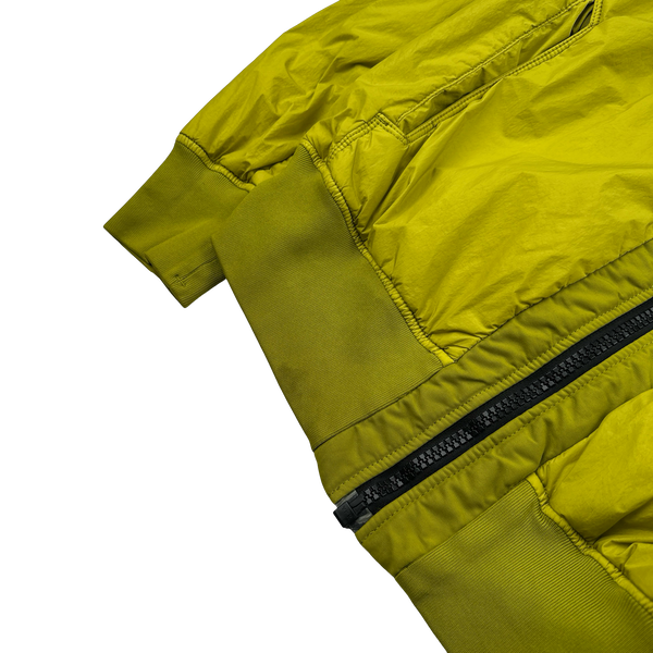 Stone Island 2017 Yellow Garment Dyed Crinkle Reps Jacket - Medium