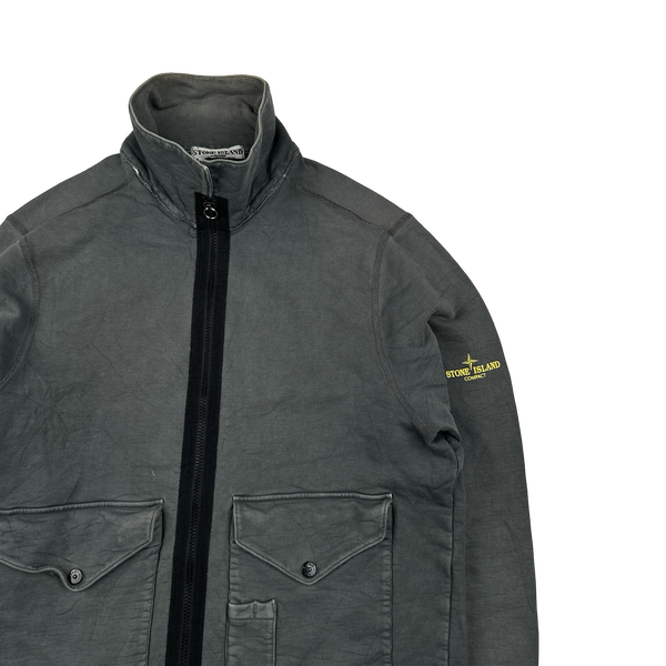 Stone Island 2004 Cotton Compact Zipped Jacket - Medium
