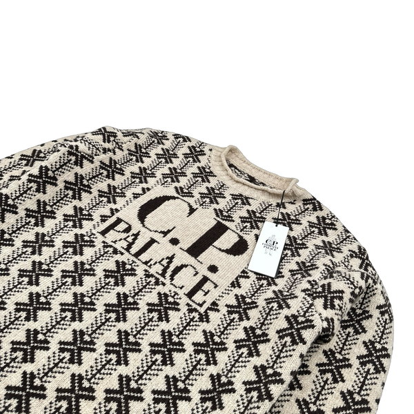 CP Company x Palace Beige Knit - Large