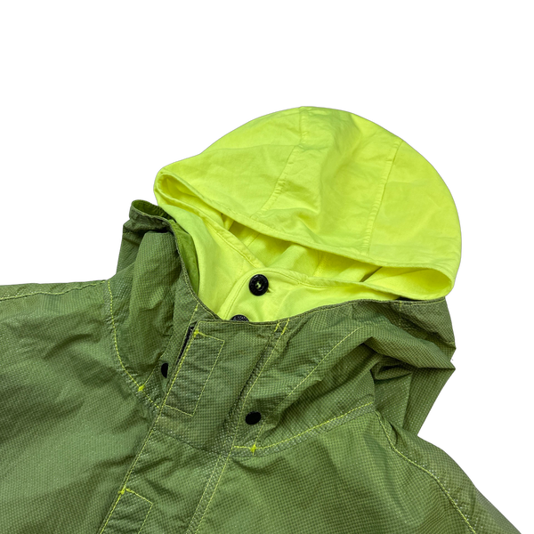 Stone Island 2016 Green Pixel Reflective Hooded Jacket - XXL