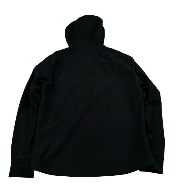 CP Company Black Soft Shell Goggle Jacket - Medium