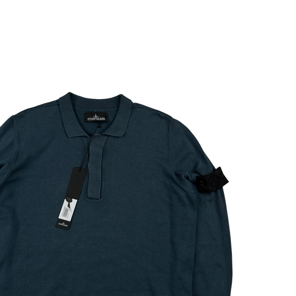 Stone Island 2018 Shadow Project Dark Turquoise Lightweight Buttoned Jumper - Medium