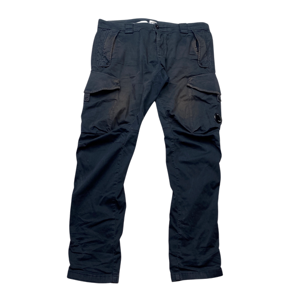 CP Company Navy Ergonomic Tapered Fit Cargos - 34"