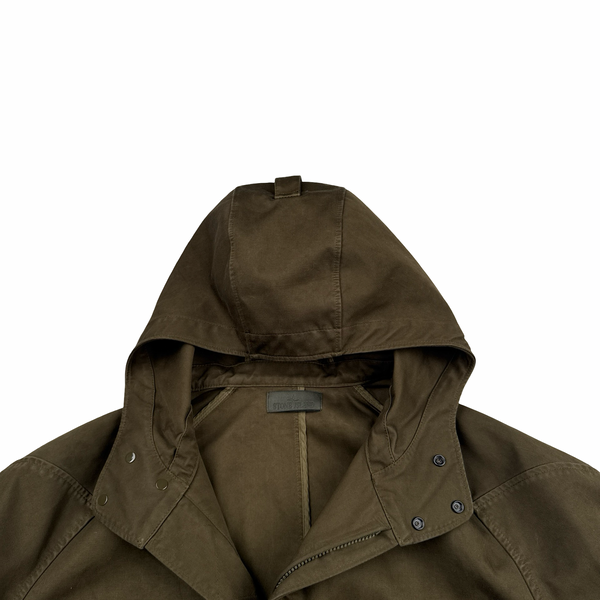 Stone Island Khaki Ghost Raso Gommato Double Jacket - XL