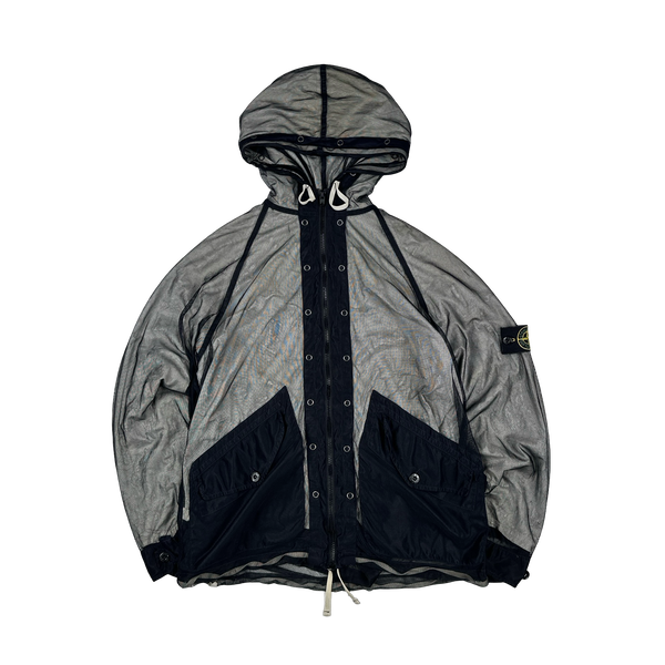 Stone Island 2003 Interliner Mesh Hooded Jacket - Medium – Mat's Island