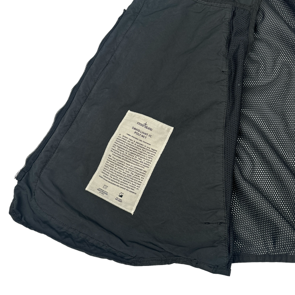 Stone Island 2024 Black David Light-TC Poly Net Gilet - XXL
