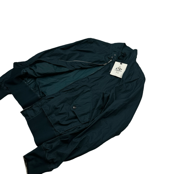 CP Company Teal Giubbino Sfoderato Lightweight Bomber Jacket - XL