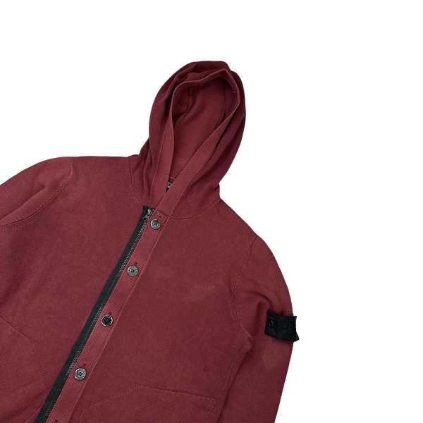 Stone Island 2013 Red Shadow Project Knit Hoodie - Large