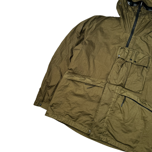 CP Company x Adidas  Khaki Explorer Chrome Goggle Jacket - Large