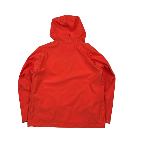 CP Company Corel Red Soft Shell R Hooded Jacket - Large