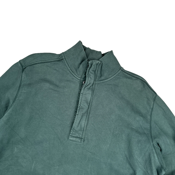 Stone Island 2019 Green Quarter Zipped Cotton - XXL