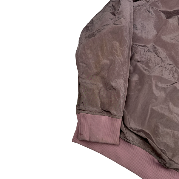 Stone Island Pink Nylon Metal Pullover Jumper - Medium