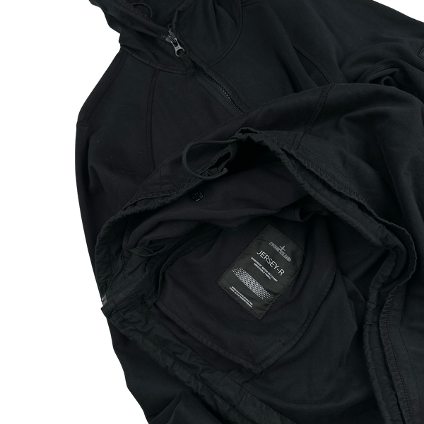Stone Island 2016 Black Jersey R Shadow Project Jacket - Large