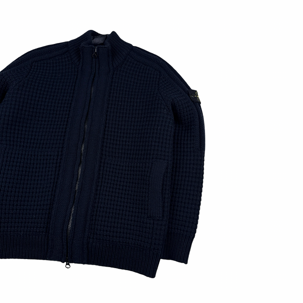 Stone Island 2023 Pure Wool President Knit Dutch Rope Lined Jumper - Large