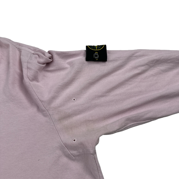 Stone Island 2017 Pink Longsleeve Cotton Top - XXL