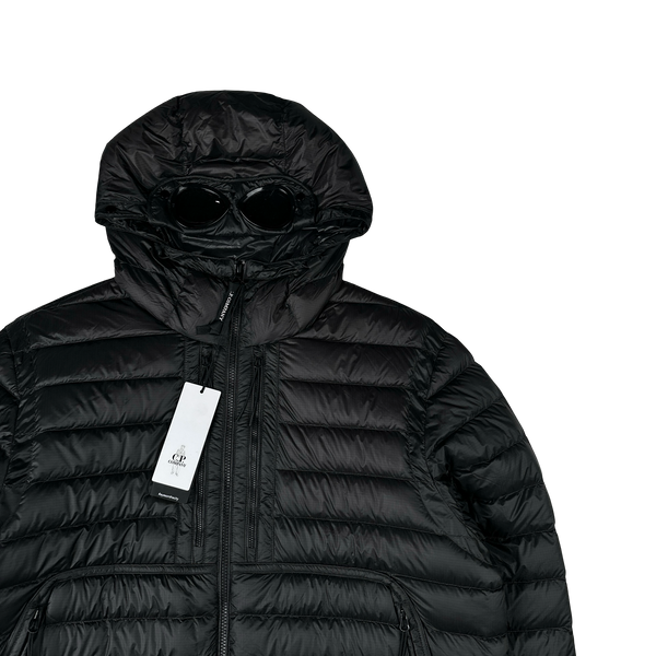 CP Company Black Down Filled DD Shell Goggle Puffer Jacket - XXL