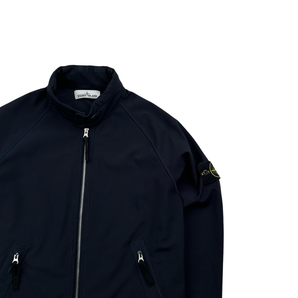 Stone Island 2018 Dark Navy Light Soft Shell R Jacket - Small