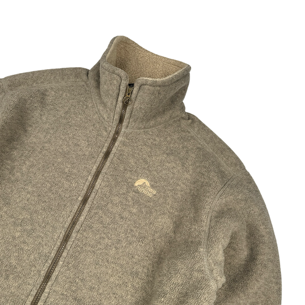 Lowe Alpine Alutian Brown Heavyweight Fleece Jumper - Large