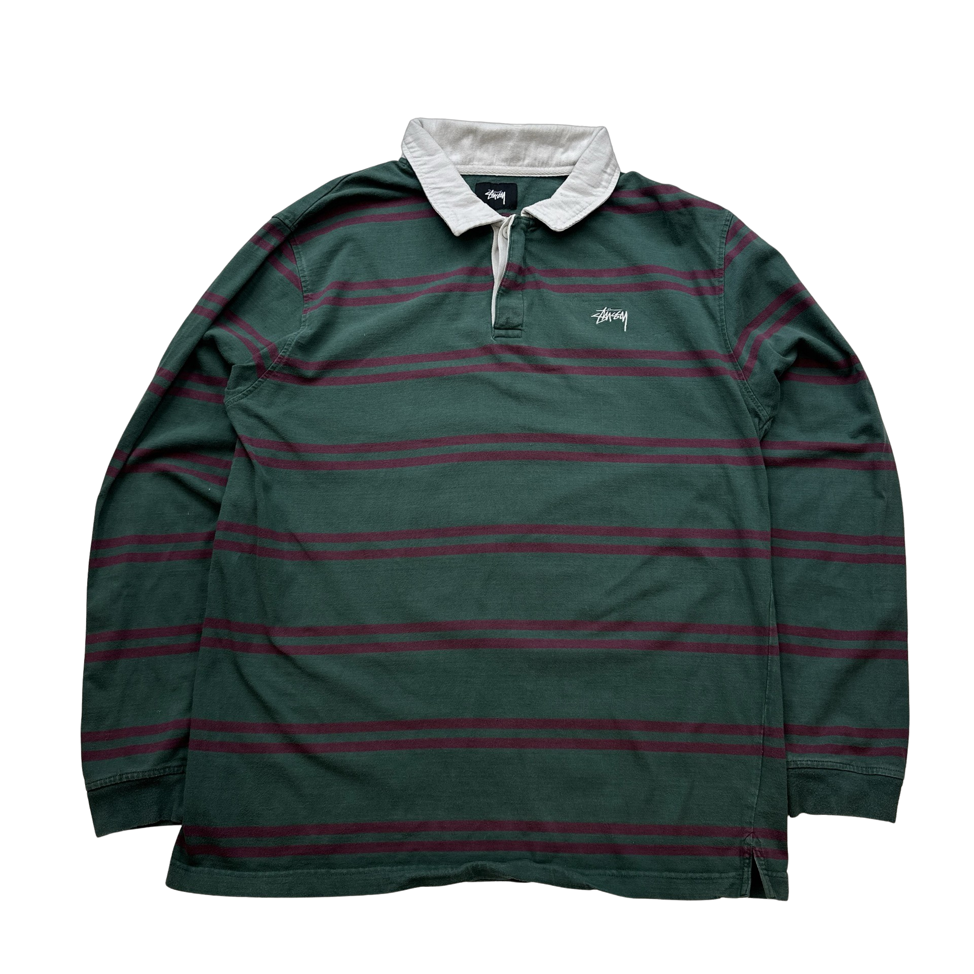 STUSSY 20FW O DYED STRIPE LS RUGBY Lサイズ STUSSY 20FW O DYED STRIPE LS RUGBY Lサイズ Stussy Long Sleeve