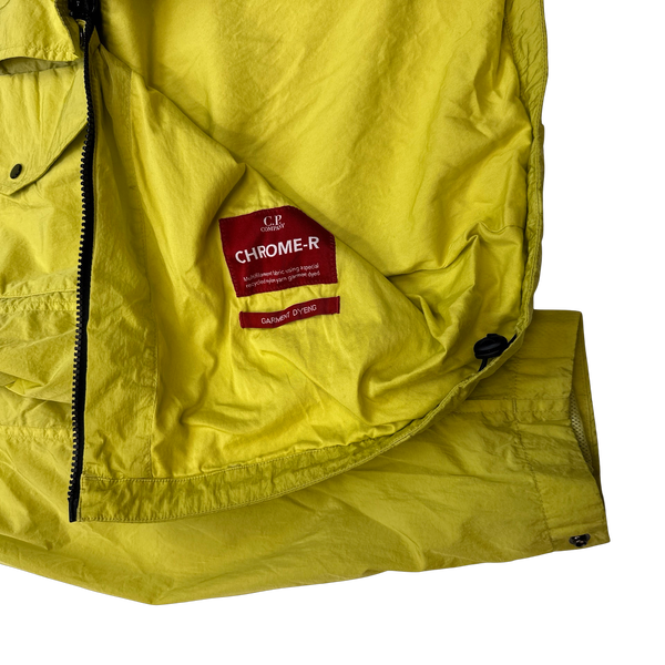 CP Company Yellow Chrome Goggle Jacket - Large