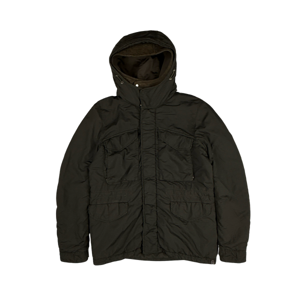Nemen Nylon Khaki Padded Multi Pocket Jacket - Small