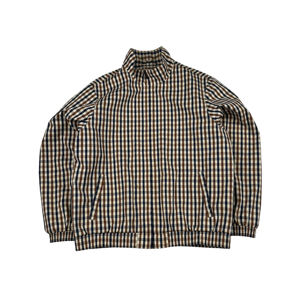 Aquascutum X Supreme Classic Checked Spellout Jacket - Large