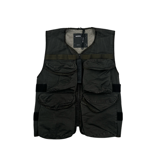 Nemen Khaki Multi Pocket Utility Vest - XL