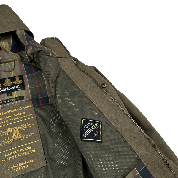 Barbour Tokito Yoshida 2012 Gore-Tex Flannel Lined Hooded Jacket - Small