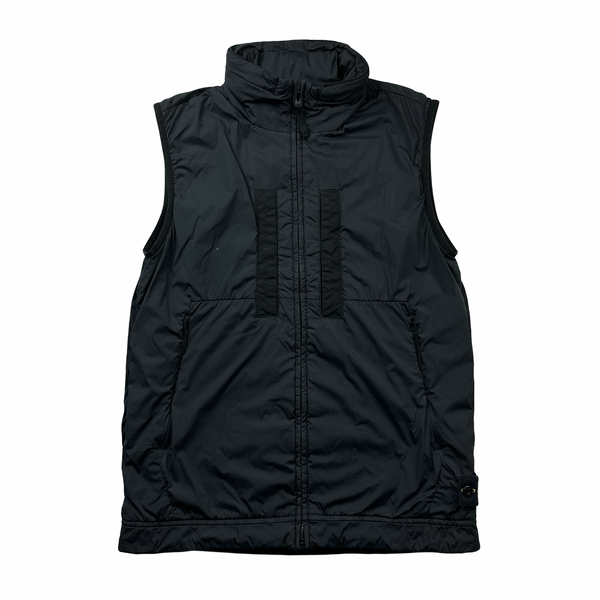 Stone Island 2022 Black Juniors Gilet Jacket - XS