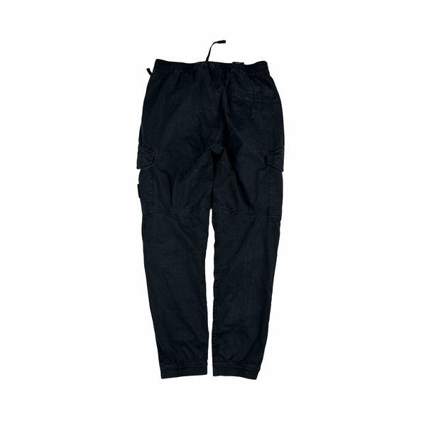 Stone Island 2019 Black Cargo RE T Trousers - Medium