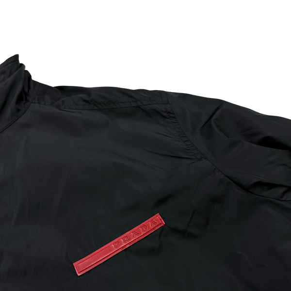 Prada Black Reversible Harrington Jacket - Large
