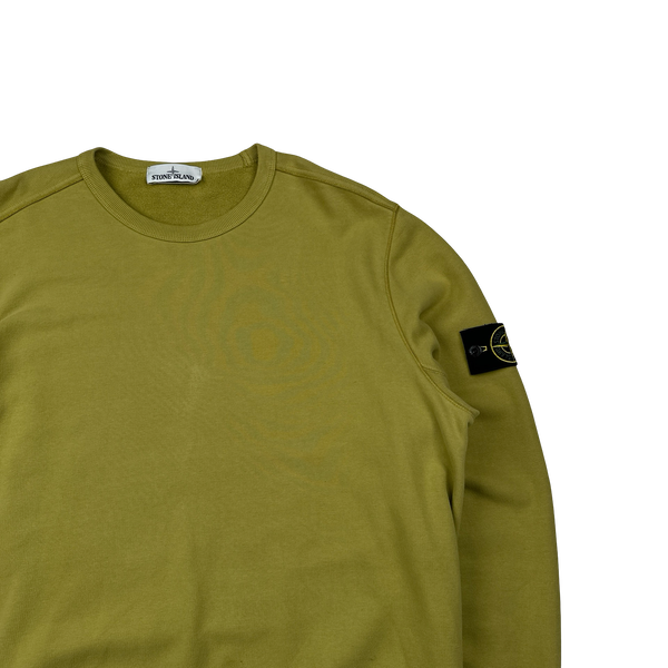 Stone Island 2019 Green Cotton Crewneck Sweatshirt - XXL