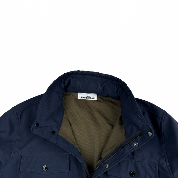 Stone Island 2014 Navy Light Soft Shell R Jacket - XXL