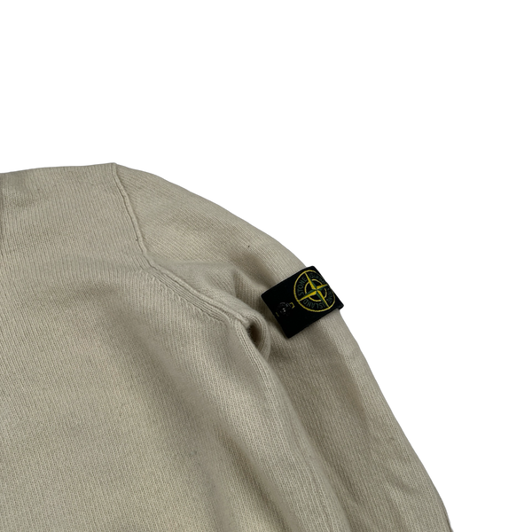 Stone Island 2007 Cream Pullover Knitted Jumper - XXL