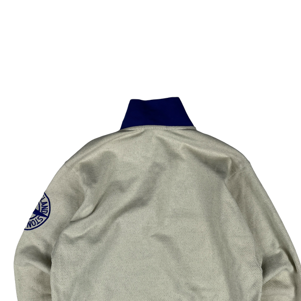 Stone Island 2021 Cotton Quarter Zip Jumper - Medium