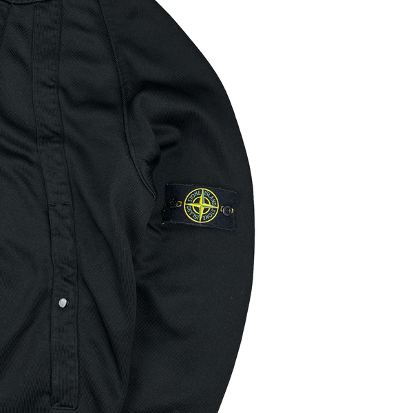 Stone Island Vintage 2003 Black Paul Harvey Hooded Jacket - Medium