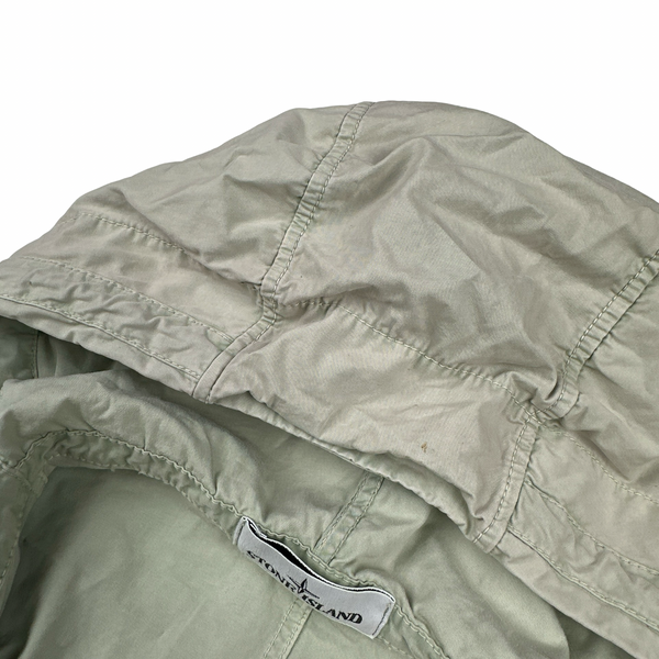 Stone Island 2018 Grey Hooded Overshirt - Large