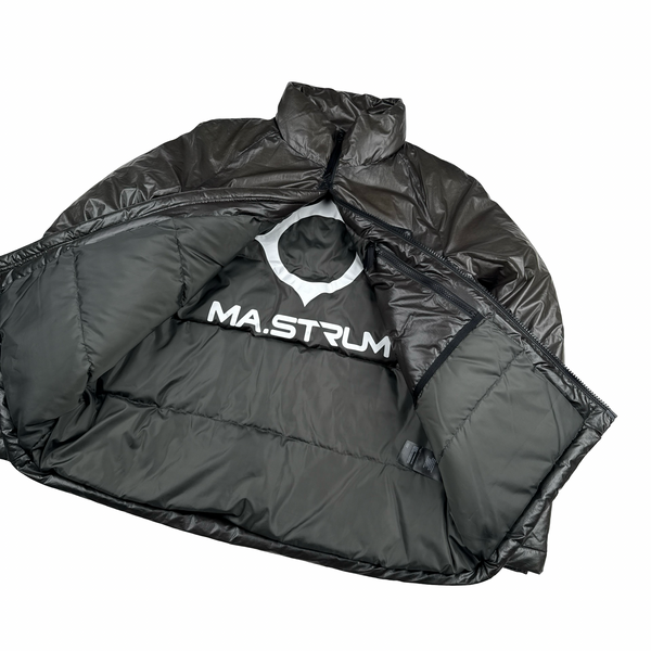 Ma Strum Grey Heat Reactive Ice Puffer Jacket - Medium