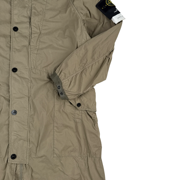 Stone Island Oil David TC Fishtail Lightweight Parka Jacket - XL