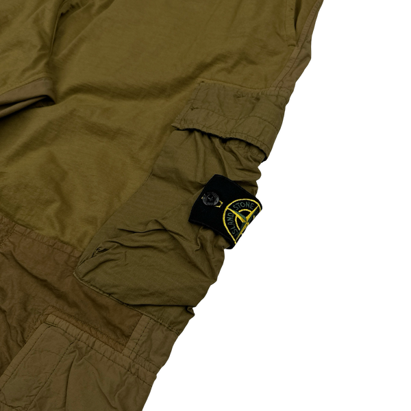 Stone Island 2023 Loose Fit Cargos Brown Twill TC Trousers - 40"