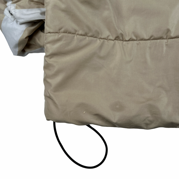 Stone Island 2001 Multi Pocket Cream White Puffer Jacket - XXL