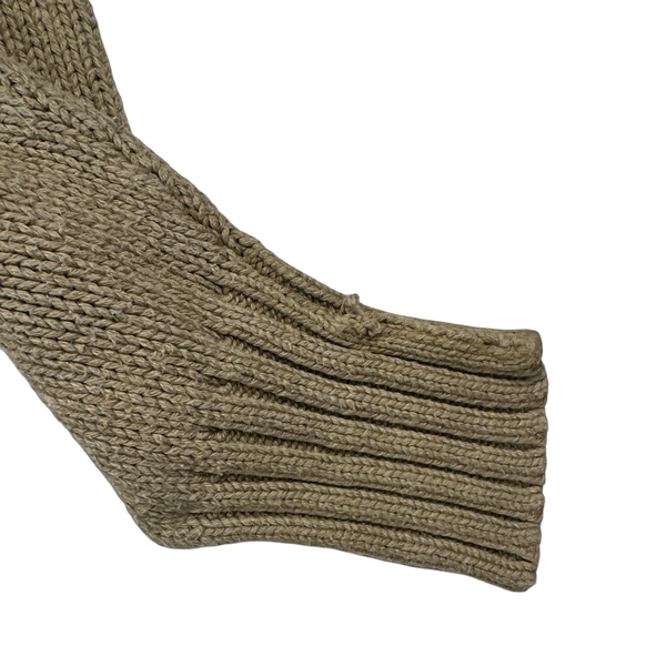 Ralph Lauren Tan Knit Crewneck Jumper - Large