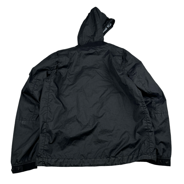 Stone Island 2021 Black Membrana TC 3L Rain Jacket - Small