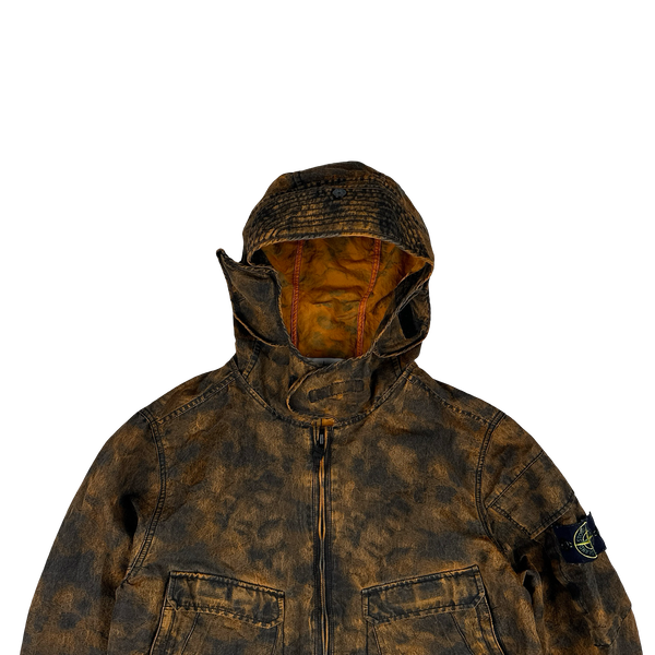 Stone Island 2015 Rust DPM Jacquard Sniper Mask Jacket - Large