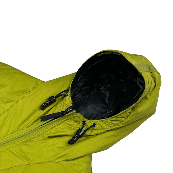 Stone Island 2009 Green Down Filled Mesh Badge Puffer Jacket - Large