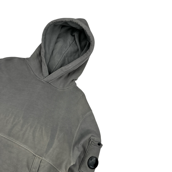 CP Company Grey Re Colour Hoodie - Small