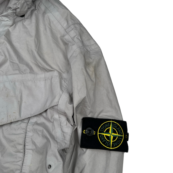 Stone Island 2016 Grey Garment Dyed Performance Tela Jacket - Medium