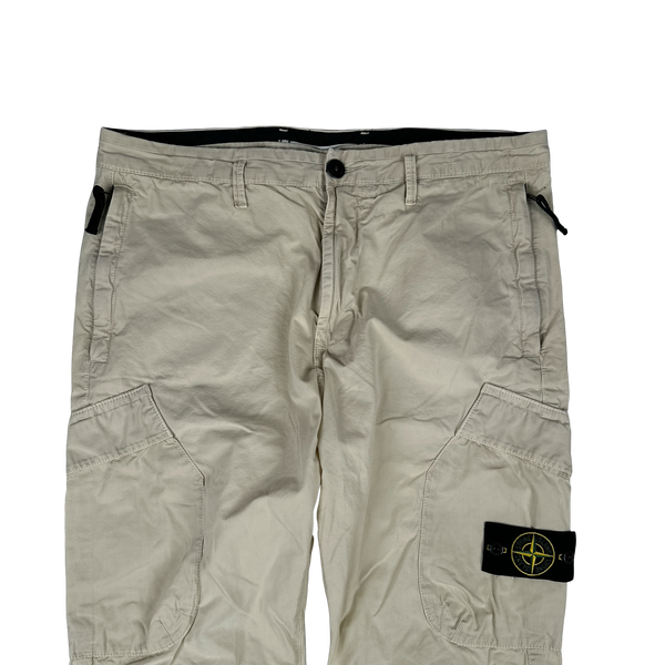 Stone Island 2018 Beige RE T Fit Cargo Trousers - Medium